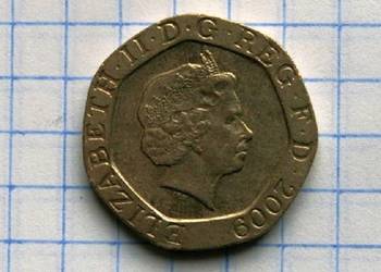 20 PENSÓW ( TWENTY PENCE ) 2009 ROK - WIELKA BRYTANIA