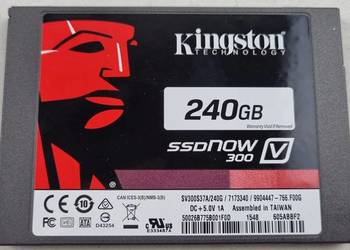 Dysk SSD 240GB 2,5" szybki bezgłośny do laptopa