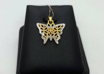 Nowa złota zawieszka próby 585 - 1,90g MOTYLEK