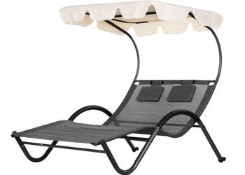 Leżanka leżak ogrodowy z daszkiem huśtawka hamak MultiGarden