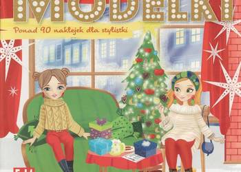 MODELKI Boże Narodzenie 90 naklejek dla stylistki Fakt świąteczna książka