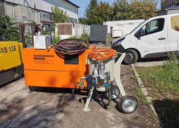 Zestaw do piaskowania - Automatyczne sterowanie Kompresor Demag 3800L/min