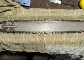 Prowadnice wraz z łańcuchami do piły