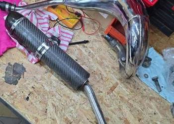 Układ wydechowy wydech radical racing carbon chrom am6 70ccm  turbokit voca