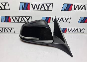 BMW 3 F30 F31 LUSTERKO ZEWNĘTRZNE PRAWE 6PIN EUROPA 475 BLACK SAPPHIRE