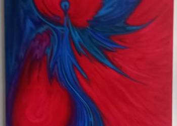 Obraz akryl 100 cm x 70 cm nowoczesny Anioł