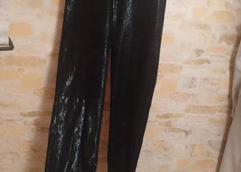 (34/XS) ZARA/Skórzane legginsy z Madrytu, spodnie rurki