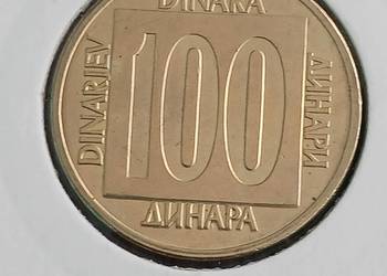 100 Dinarów Jugosławia 1989