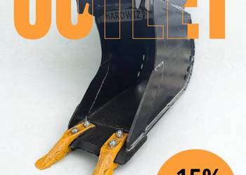 Łyżka podsiębierna 25 cm 1,5–3t HARDOX — Lehnhoff MS01 SYMLOCK — OUTLET