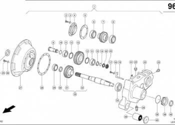 Claas Lexion 580 KOŁO CZOŁOWE 0007703360 (Przekładnia rozdzielająca)