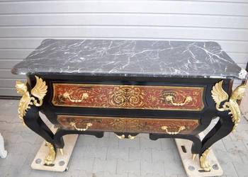 STARA KOMODA BOULLE 250KG! SZAFA MARMUR BRĄZ