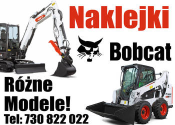 Naklejki na maszyny Bobcat naklejki zestawy