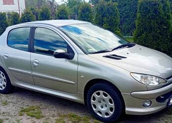 Peugeot 206 Lift 1.4 8v klima 128 tyś km 5 drzwi Szampański klima 2007r