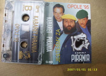 + KAS. KABARET PIRANIA, OPOLE' 95--JESTESMY ZA..