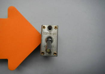 PPG-15-2S Przełącznik lotniczy 15A 27V Nowe ППГ-15-2С