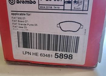 Klocki hamulcowe Brembo, model P 23 087.