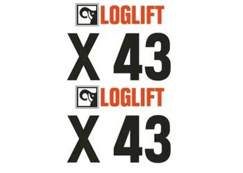 Naklejki oklejenie LOGLIFT X43 Zamiennik