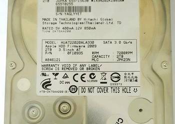 Hitachi Ultrastar 2TB 7200RPM 32MB 3,5" HUA722020ALA330 Mac Apple
