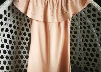 Sukienka hiszpanka.Pudrowy róż.