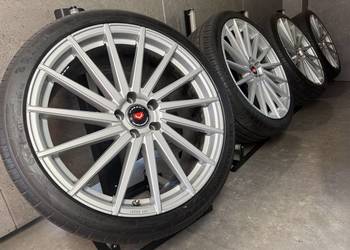 20 cali Audi A5 A6 A7 felgi koła komplet 5x112 ET45 9J Vossen design