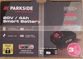 Akumulator Smart PARKSIDE 20V 4Ah  PAPS 204 B1