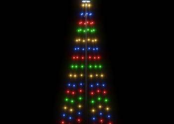 vidaXL Choinka z kołkiem gruntowym, 108 kolorowych LED（SKU:343552）