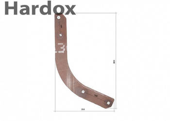 Słupica HARDOX 500 Servo1 części do pługa LANDSBERG
