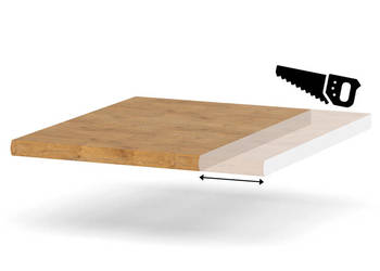 Blat Kuchenny Laminowany Blande Dąb Lancelot Drewniany 30-39cm Na Wymiar