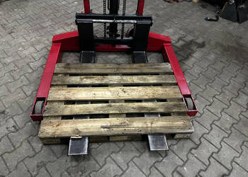 Wózek paletowy masztowy Stier Szeroki / 1600mm wys podnoszenia, 1000kg