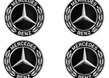 MERCEDES dekielek felgi aluminiowej gwiazda 66,8mm zestaw 4 sztuki