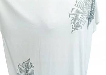 Luksusowa bluzka damska Cekiny, koronki, kamienie glamour biust 130cm