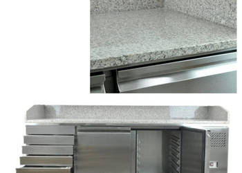 Stół Chłodniczy Do Pizzy 2-Drzwiowy Z 7 Szufladami 201x80x100 Epf3480