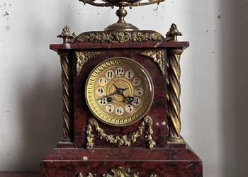 zegar kominkowy marmur