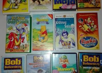 Kasety VHS-filmy dla dzieci,Disney i inne Kasety VHS-filmy dla dzieci,Disney i inne