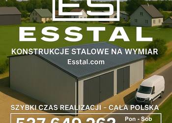 Garaż Blaszany - Hala Magazynowa | MAGAZYN | Wiaty , Hale | - ESSTAL-