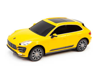 Porsche Macan Turbo skala 1:24 Rastar 71800 samochód sterowany żółty