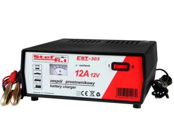 Nowy POLSKI Prostownik Stef-Pol EST-303 12V/12A