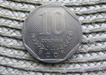 Kostaryka 10 Colones 1992r