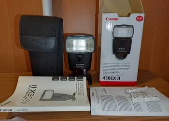 Canon Speedlite 430EX II przebieg około 100zdjęć stan idealny jak nowa