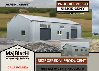 A178-Garaż Blaszany|Ocynk|Hala Magazynowa|Wiata Stalowa – Maj-Blach