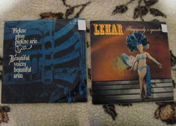 Piękne głosy piękne arie i Lehar - zestaw 2 płyt winylowych