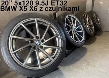 ZIMA 20 cali do BMW X5 f15 X6 f16 Xdrive felgi koła komplet 5x120 ET32 9.5