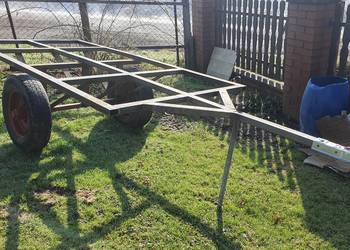 Rama przyczepki przyczepa rolniczej do traktora quada ośka z kołami hamulec