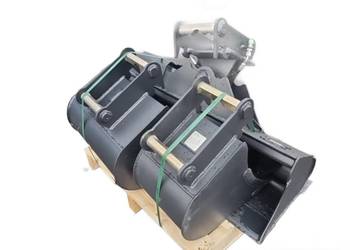 Zestaw 3 nowych łyżek Häner do minikoparki (MS01) — 1000 mm / 500 mm / 300