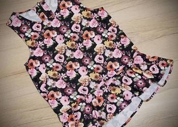 Bluzka bez rękawów w kwiaty H&M rozmiar XS nowa