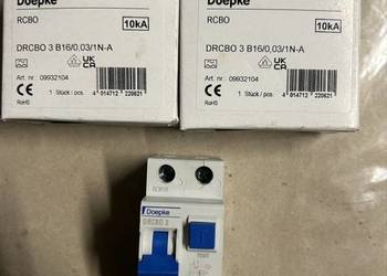 Wyłącznik RCBO Dopke B16 bezpiecznik