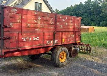 Przyczepa wywrotka TIM 4,5tony sprowadzona