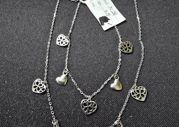 Nowy komplet biżuterii srebrnej próba 925