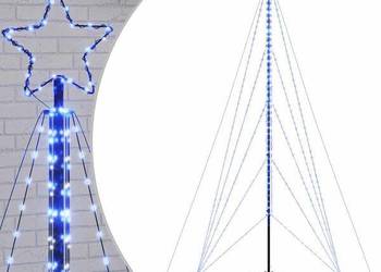 vidaXL Choinka LED 615 LED Niebieski 404,5 cm(SKU:4016422)