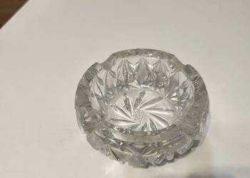 Kryształowa popielniczka PRL